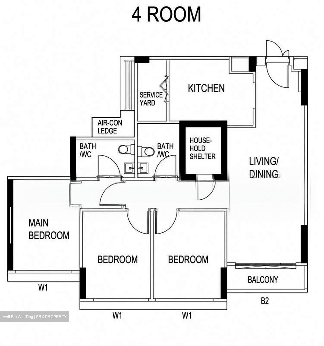 Blk 623C Punggol Spectra (Punggol), HDB 4 Rooms #583454401